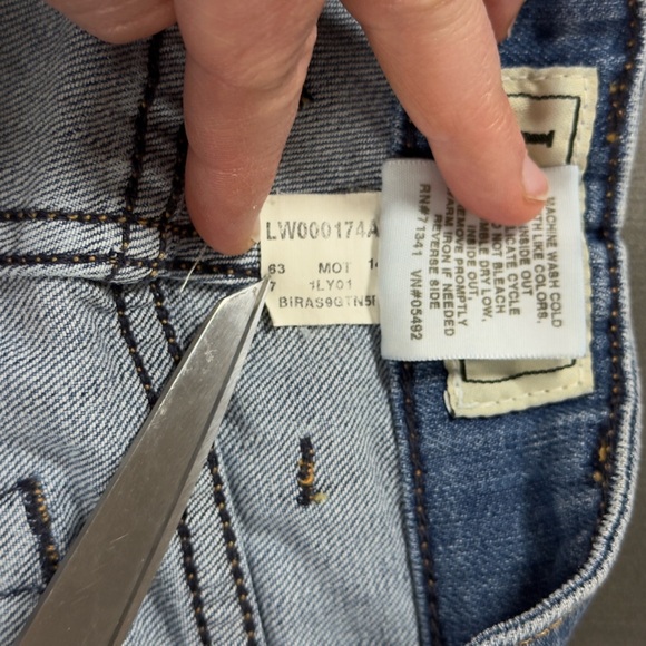 L.L. Bean‎ Faded Stretch Double L Jean CW Misses 12M/T Tall 0GTN5 - Picture 10 of 15